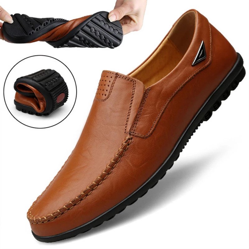 Genuine Leather Men Casual Driving Shoes Sooooo Comfy Light Weight Genuine Leather Men Casual Driving Shoes Sooooo Comfy Light Weight